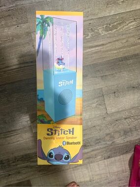 Disney Stitch Aqua Blue Dancing Water Bluetooth Speaker